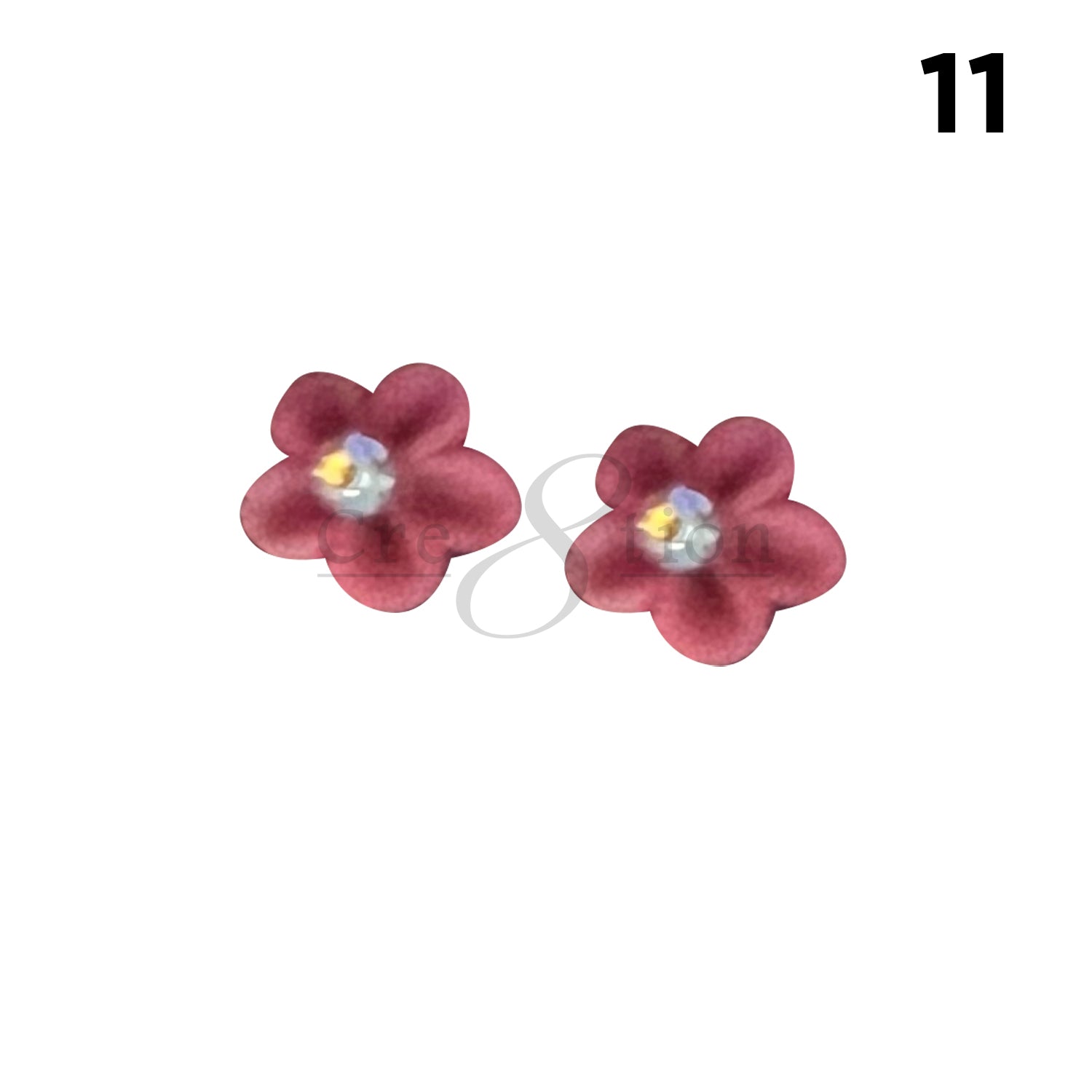 Cre8tion Handmade Acrylic Flowers 2 pcs