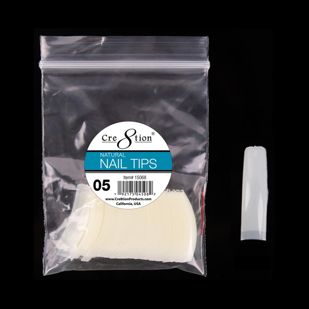 Cre8tion False Tip Natural 50 pcs/bag
