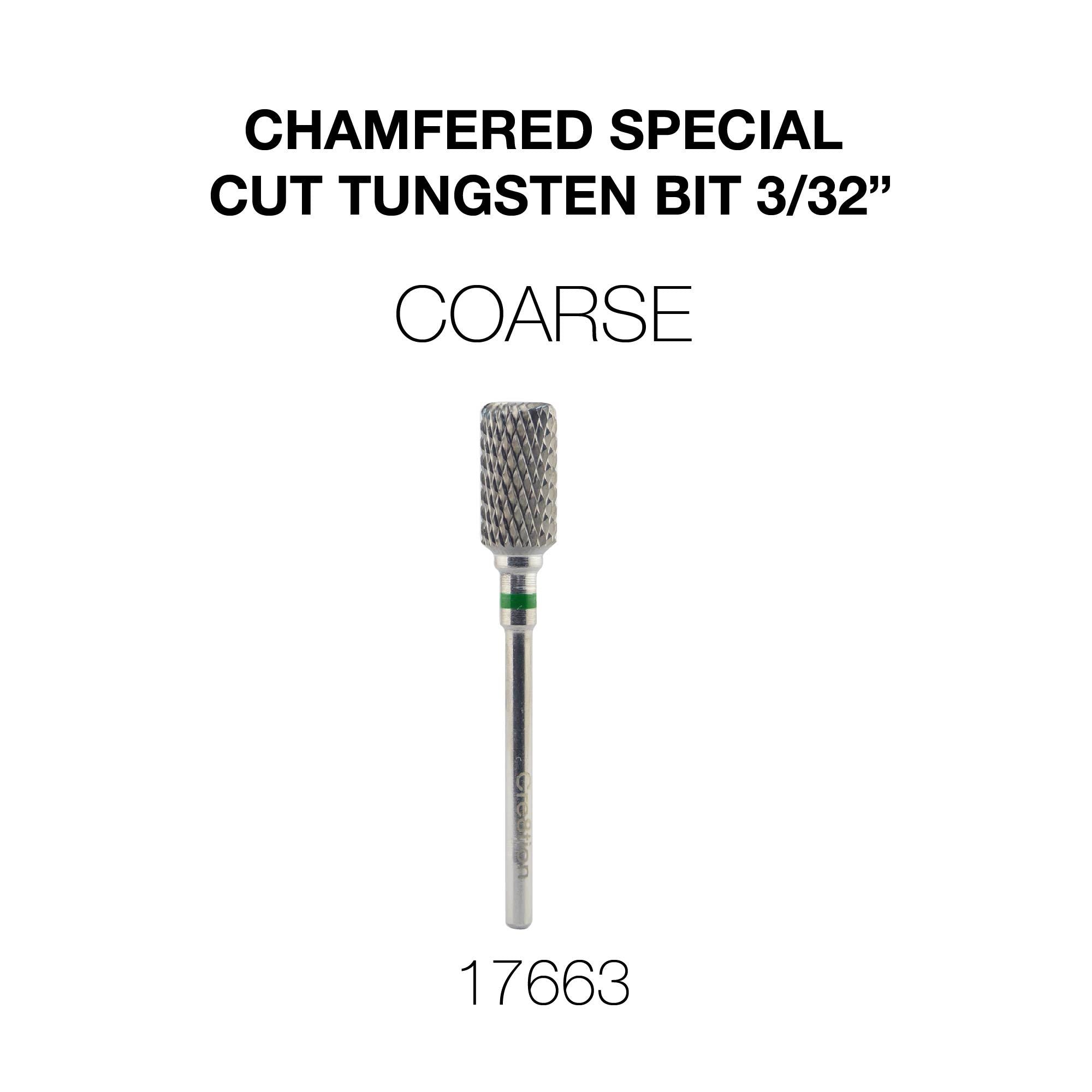 Cre8tion Chamfered Special Cut Tungsten Bit 3/32"