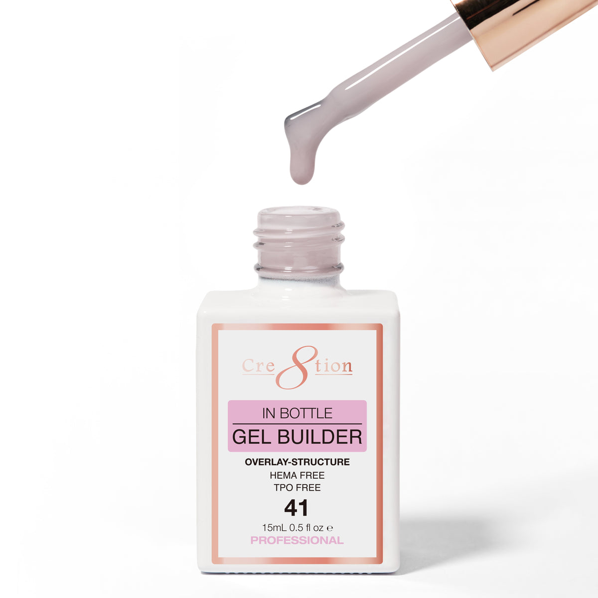 Cre8tion Gel Collection - Overlay/ Brush on Builder 0.5oz 41 Afternoon Rain