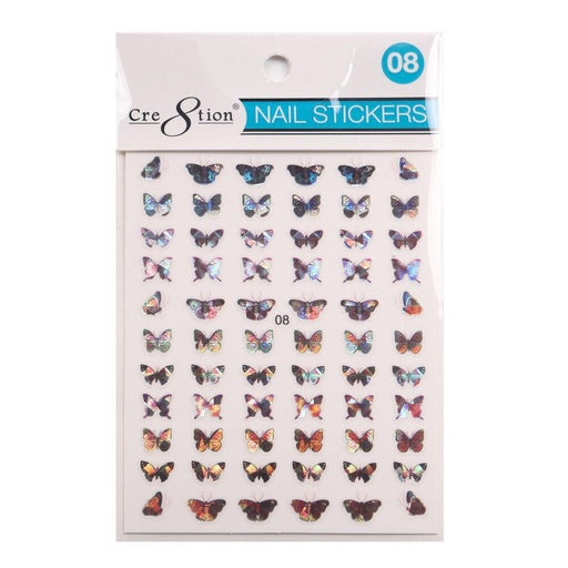 Cre8tion Nail Art Sticker Butterfly (42 Styles)