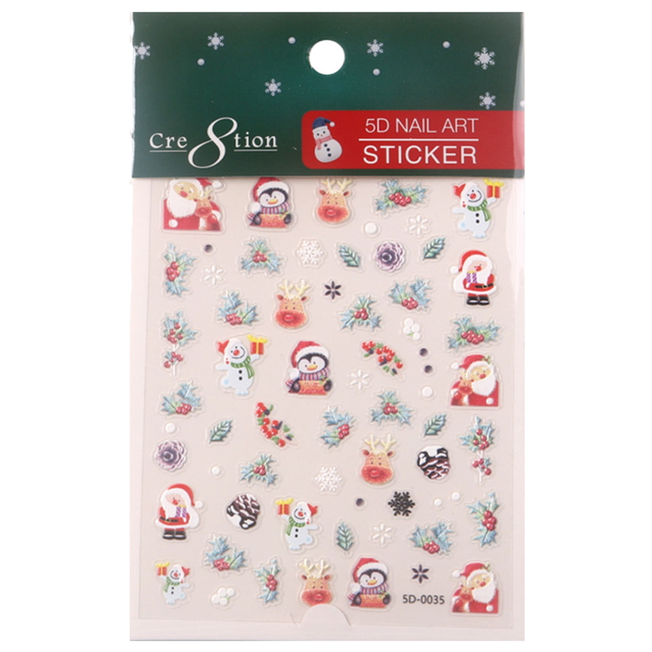 Cre8tion Nail Art Sticker Christmas (29 Styles)