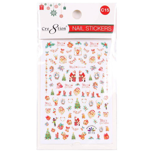 Cre8tion Nail Art Sticker Christmas (29 Styles)