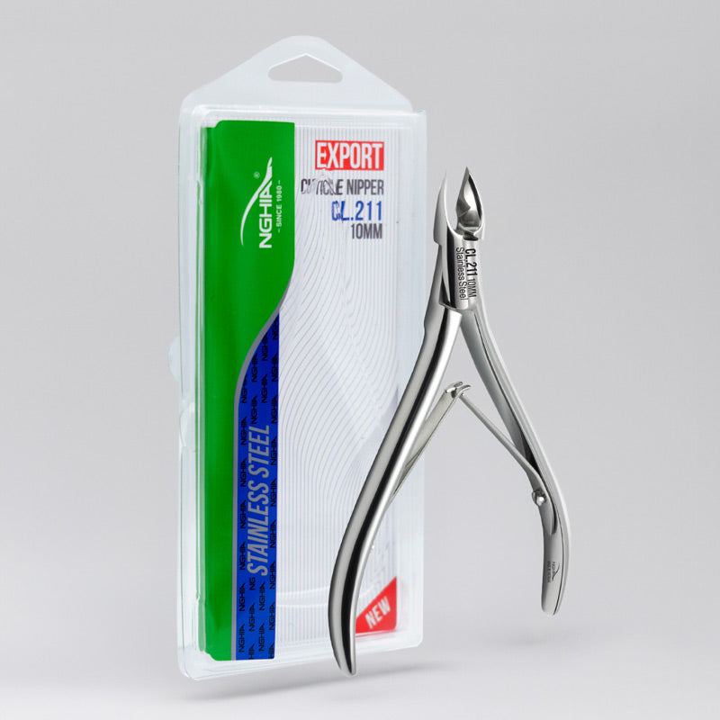 NGHIA EXPORT Professional Cuticle Nipper - CL-211 (Stainless Steel)