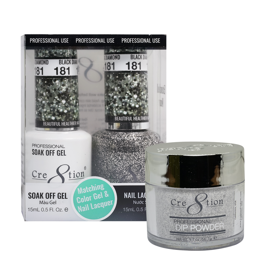 Cre8tion Matching Sets - 181 Black Diamond