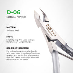 NGHIA Cuticle Nipper - D-06 (Stainless Steel)