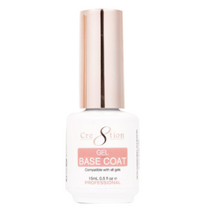 [6 Pack Bonus] Cre8tion Soak Off Gel - Base Coat 0.5oz (Compare - Buy 5 Get 1 Free)