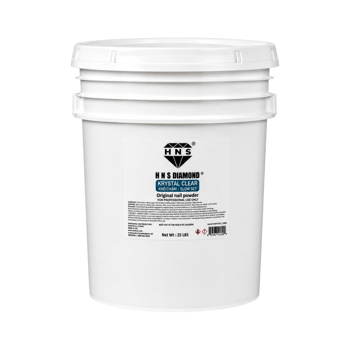 HNS DIAMOND KRYSTAL CLEAR KHO CHAM  25 LBS