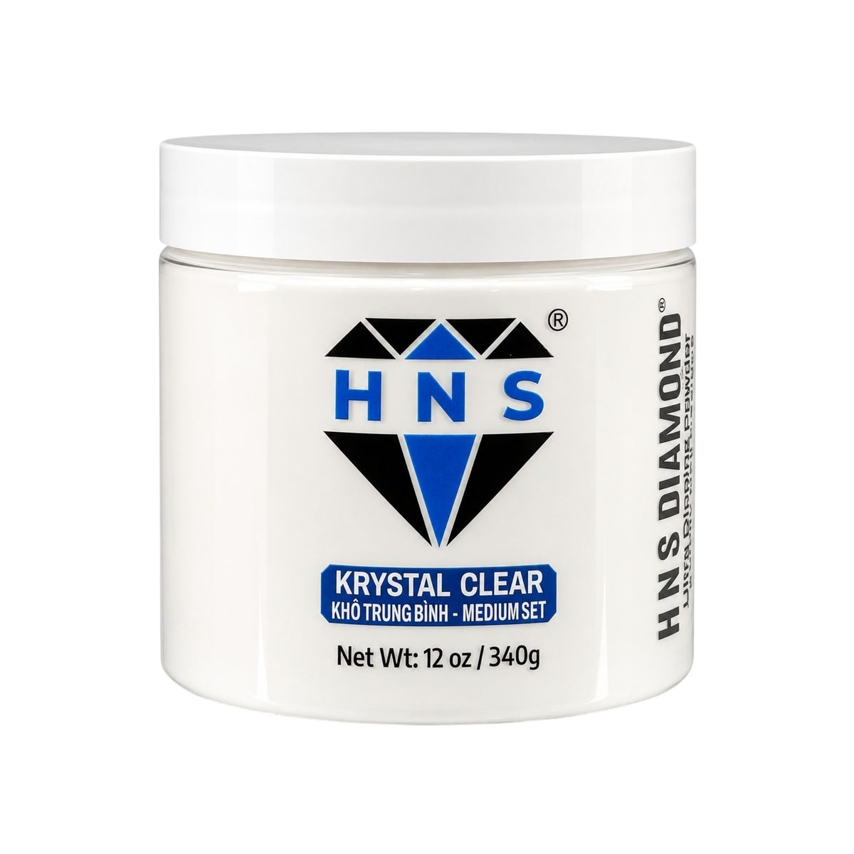 HNS DIAMOND KRYSTAL CLEAR KHO TRUNG BINH  NAIL POWDER 12 OZ