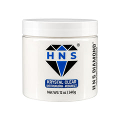 HNS DIAMOND KRYSTAL CLEAR KHO TRUNG BINH  NAIL POWDER 12 OZ