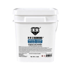 HNS DIAMOND KRYSTAL CLEAR KHO TRUNG BINH NAIL POWDER 5 LBS