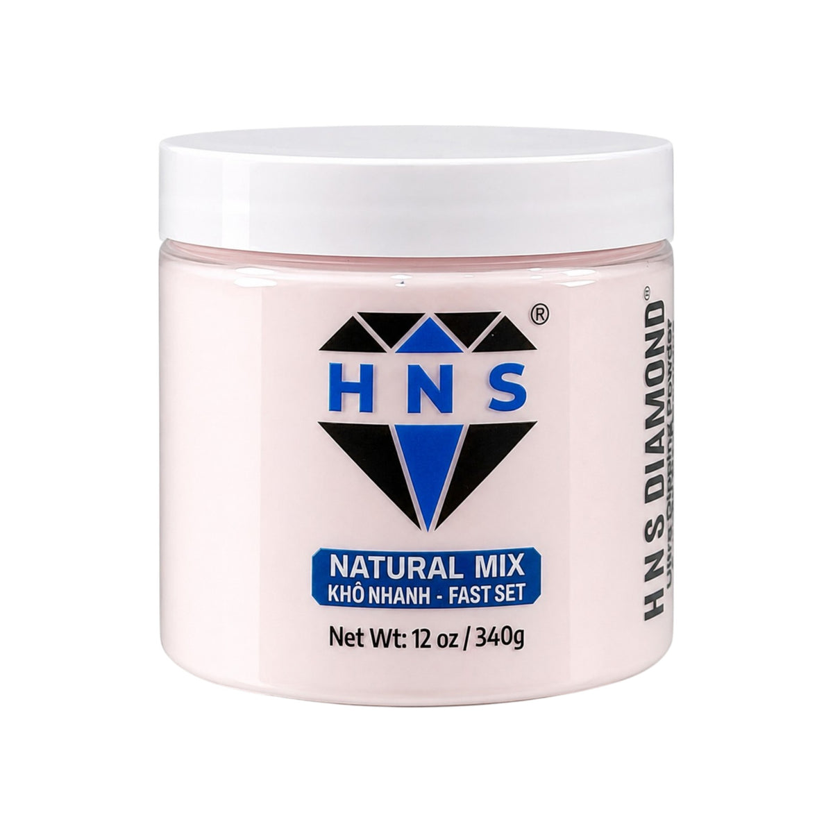 HNS DIAMOND NATURAL MIX KHO NHANH  NAIL POWDER 12 OZ