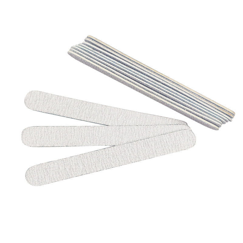Cre8tion Mini Nail File Wood Center Zebra Grit (50 pcs./pack)