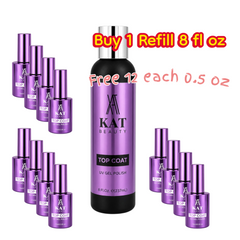 KAT Beauty No-Wipe Top Coat Gel