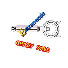 Premium stainless steel magnetic nail polish cat-eye wand