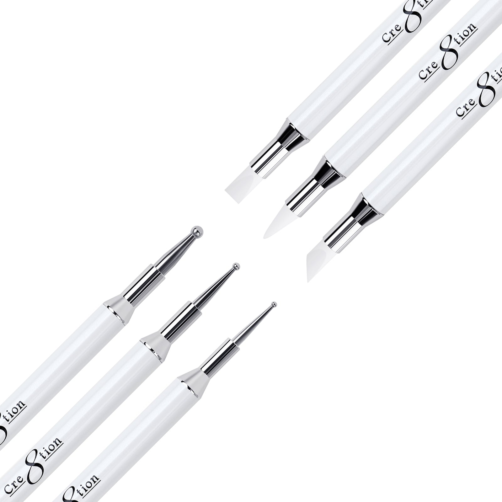 Cre8tion Silicone Applicator and Dotting Tool Set