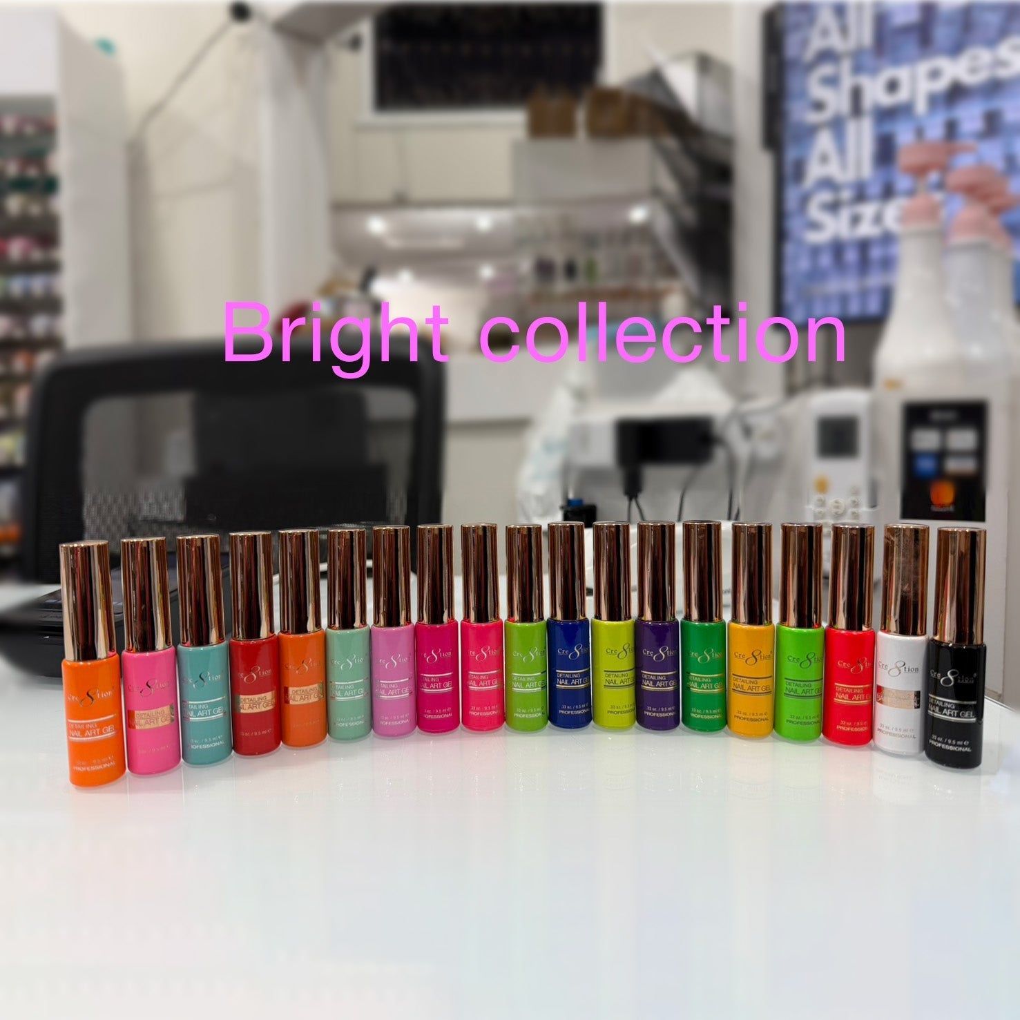 Cre8tion Detailing Nail Art Gel - Bright Collection