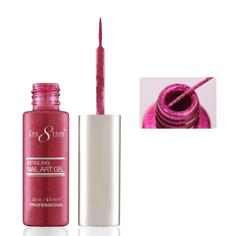 Cre8tion Detailing Nail Art Gel - Glitter Collection