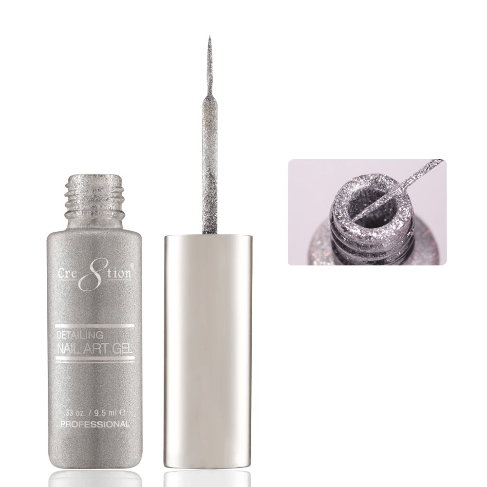 Cre8tion Detailing Nail Art Gel - Glitter Collection