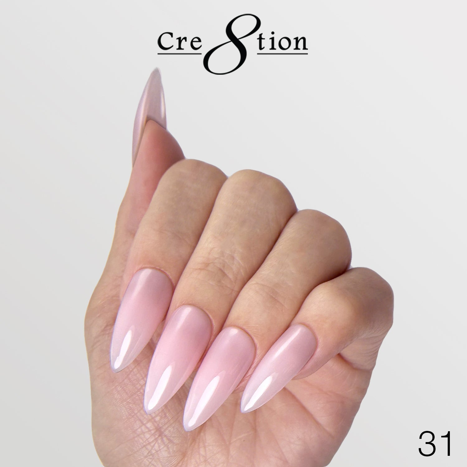 Cre8tion Gel Collection - Overlay/ Brush on Builder 0.5oz 31 Vanilla Rose Tea