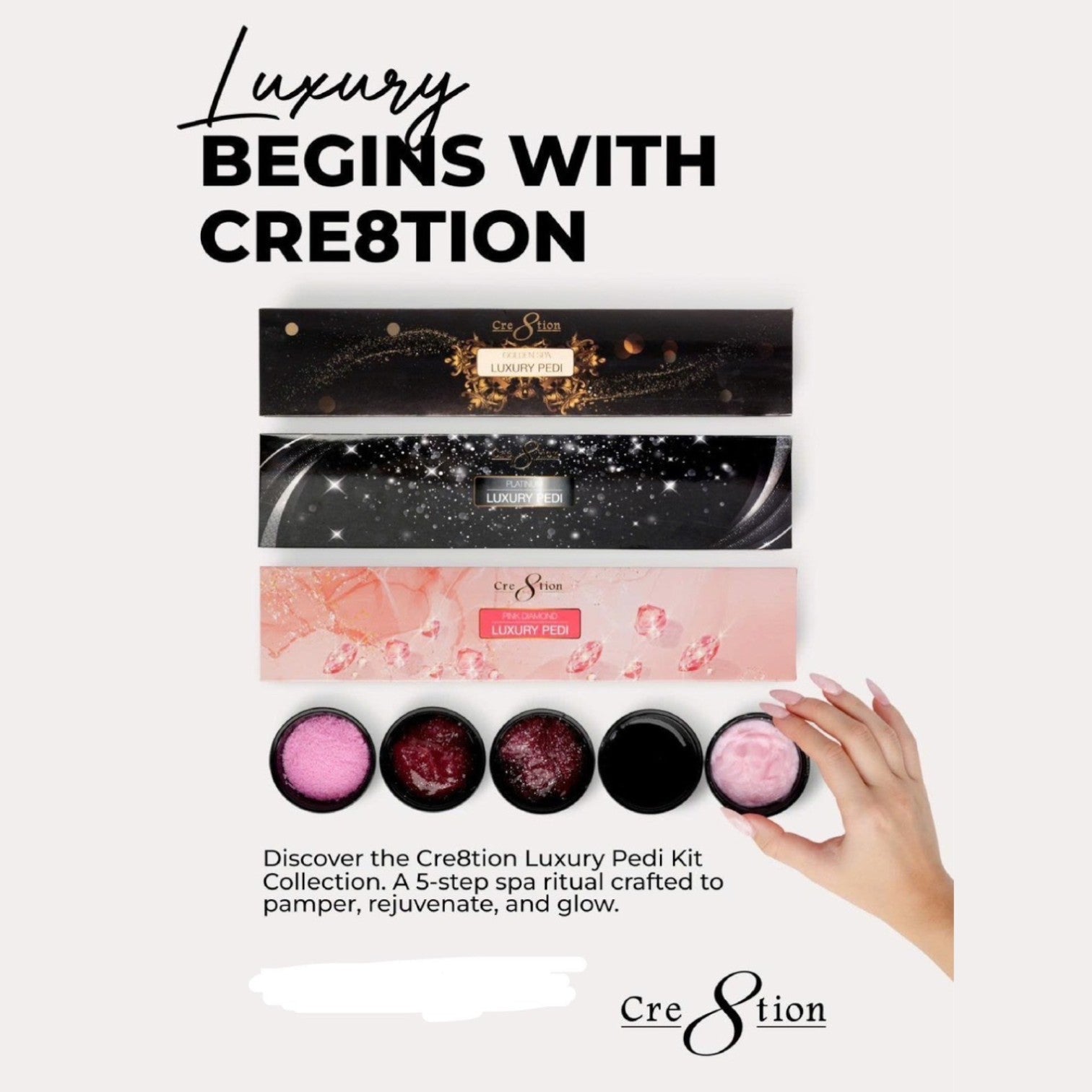 Cre8tion Luxury Golden Pedicure Spa