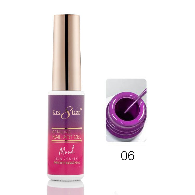 Cre8tion Mood Changing Detailing Gel 0.25oz - Full set 18 colors