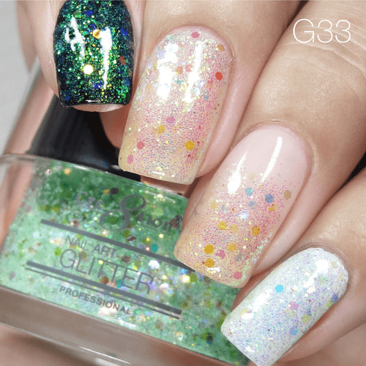 Cre8tion Nail Art Glitter 0.5oz - HERE’S THE SPRING AGAIN Collection