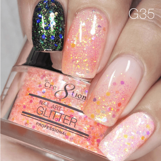 Cre8tion Nail Art Glitter 0.5oz - HERE’S THE SPRING AGAIN Collection