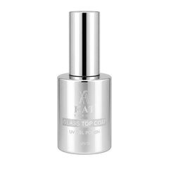 Lọ sơn phủ bóng KAT Beauty No Wipe Glass Top Coat 15ml từ My Store với thiết kế vỏ bạc sang trọng